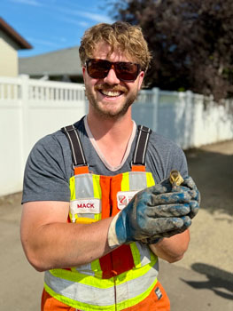 City Employee and Duckling 1